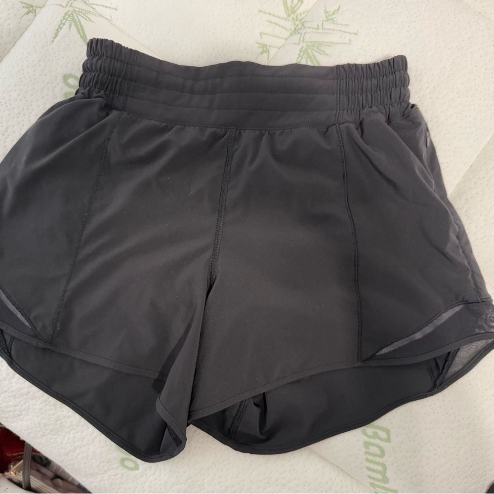 Women's Black Lululemon Athletic Shorts